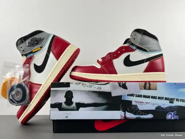 1st Kicks Shoes LA HV8563-600 Jordan High x Union 1 Air OG 0608